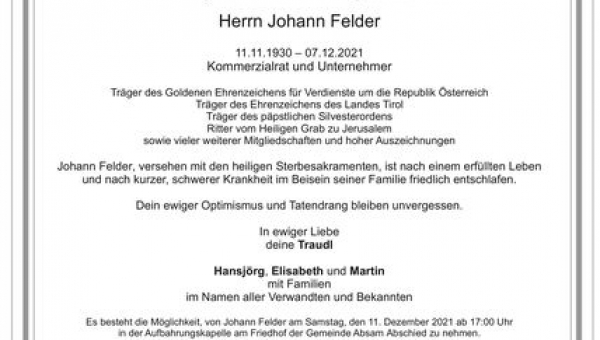 Johann Felder